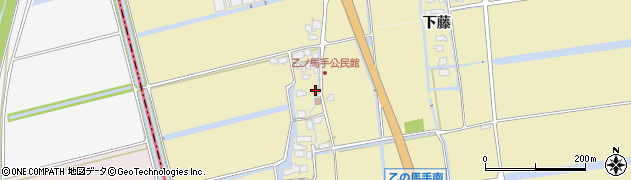 佐賀県神埼郡吉野ヶ里町乙ノ馬手1263周辺の地図