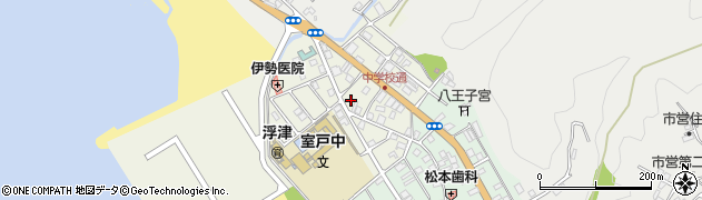 高知県室戸市浮津三番町周辺の地図