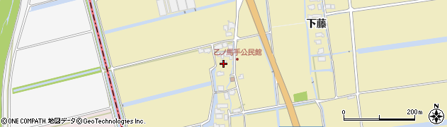 佐賀県神埼郡吉野ヶ里町乙ノ馬手1174周辺の地図