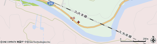 大分県日田市天瀬町馬原696周辺の地図