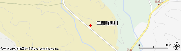 愛媛県宇和島市三間町黒川64周辺の地図