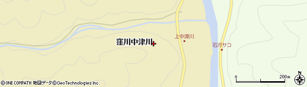 高知県高岡郡四万十町窪川中津川周辺の地図