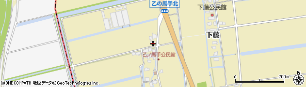 佐賀県神埼郡吉野ヶ里町乙ノ馬手1190周辺の地図