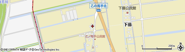 佐賀県神埼郡吉野ヶ里町乙ノ馬手1193周辺の地図