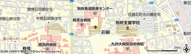 大分県立別府支援学校鶴見校周辺の地図