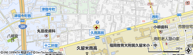 株式会社日本フェニックス久留米支社周辺の地図