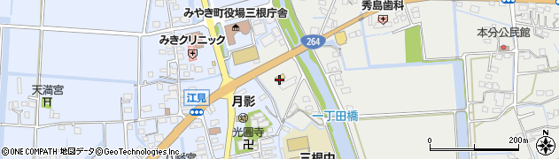 ファミリーマートみやき西島店周辺の地図