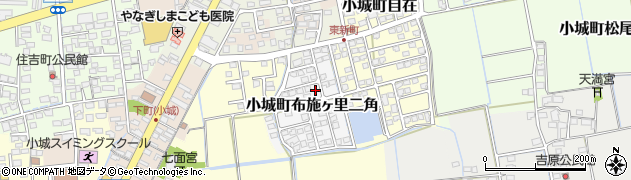 佐賀県小城市小城町布施ヶ里二角318周辺の地図