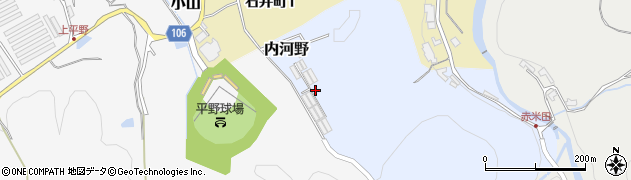 大分県日田市内河野391周辺の地図