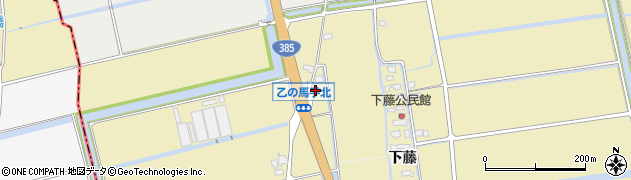 佐賀県神埼郡吉野ヶ里町乙ノ馬手1081周辺の地図