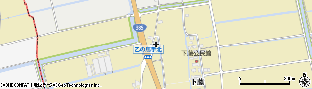 佐賀県神埼郡吉野ヶ里町乙ノ馬手1080周辺の地図