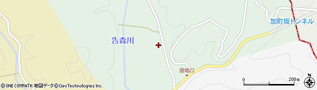 愛媛県宇和島市三間町音地940周辺の地図