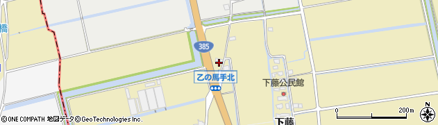 佐賀県神埼郡吉野ヶ里町乙ノ馬手1209周辺の地図