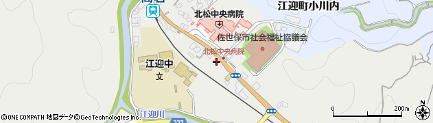 美松八江迎店周辺の地図