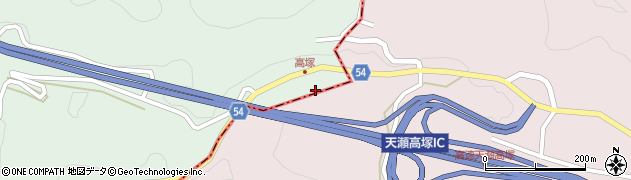 大分県日田市天瀬町馬原9543周辺の地図