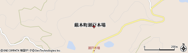 佐賀県唐津市厳木町瀬戸木場周辺の地図