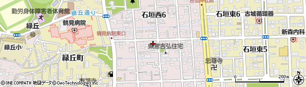 吉弘通り周辺の地図