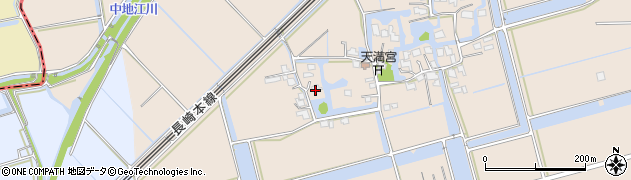 佐賀県神埼市神埼町横武2517周辺の地図