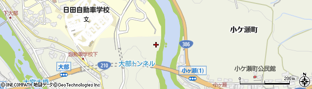 小ケ瀬橋周辺の地図