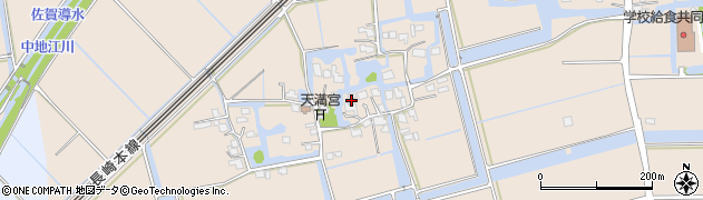 佐賀県神埼市神埼町横武2554周辺の地図