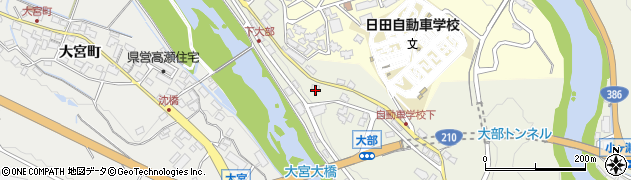 大分県日田市日高2499周辺の地図