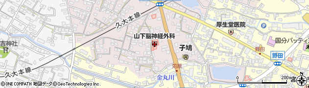 福岡県久留米市諏訪野町1621周辺の地図