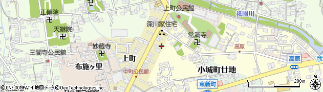 佐賀県小城市上町881周辺の地図