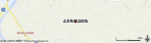 長崎県松浦市志佐町横辺田免周辺の地図