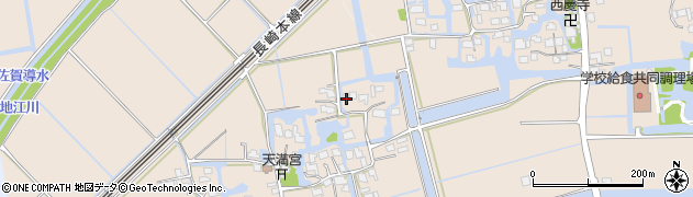 佐賀県神埼市神埼町横武1784周辺の地図