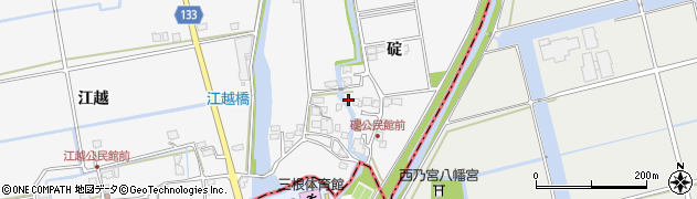 佐賀県上峰町（三養基郡）碇周辺の地図