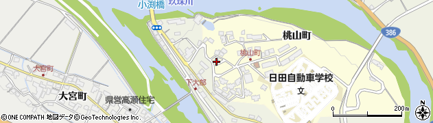 大分県日田市日高2465周辺の地図