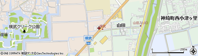 佐賀県神埼市神埼町横武41周辺の地図