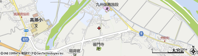 大分県日田市琴平町周辺の地図