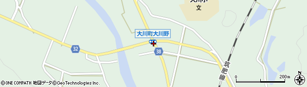 大川町大川野周辺の地図
