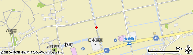 佐賀県小城市三日月町織島周辺の地図