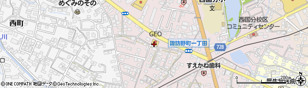 ゲオ久留米諏訪野店周辺の地図