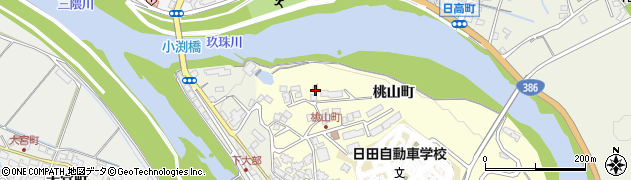 大分県日田市日高2447周辺の地図