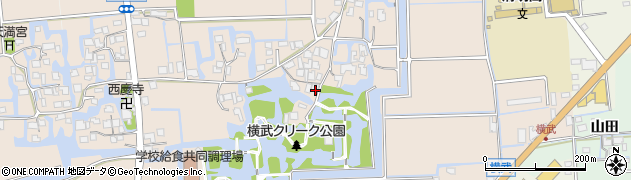 佐賀県神埼市神埼町横武381周辺の地図