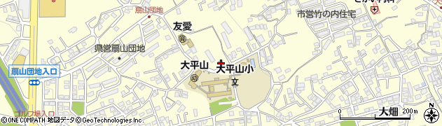 別府竹ノ内郵便局周辺の地図