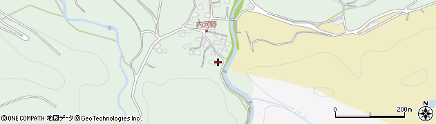 大分県日田市内河野1088周辺の地図