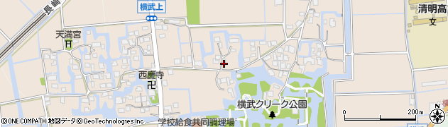 佐賀県神埼市神埼町横武1412周辺の地図