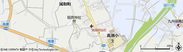 大分県日田市誠和町391周辺の地図