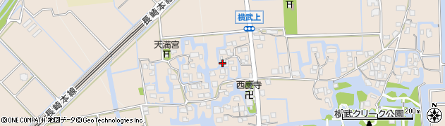 佐賀県神埼市神埼町横武1089周辺の地図