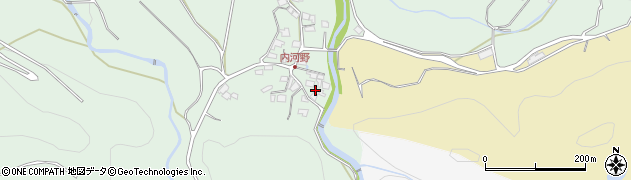 大分県日田市内河野1096周辺の地図