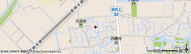 佐賀県神埼市神埼町横武1054周辺の地図