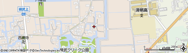 佐賀県神埼市神埼町横武412周辺の地図