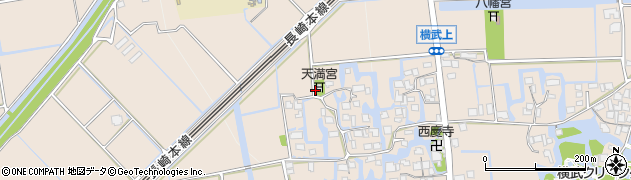 佐賀県神埼市神埼町横武1042周辺の地図