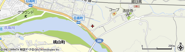 大分県日田市日高2376周辺の地図