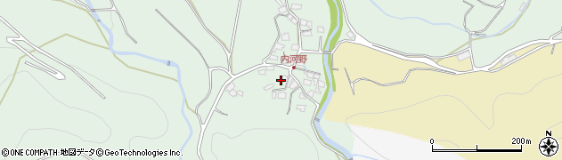 大分県日田市内河野1079周辺の地図
