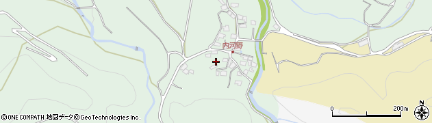 大分県日田市内河野1070周辺の地図